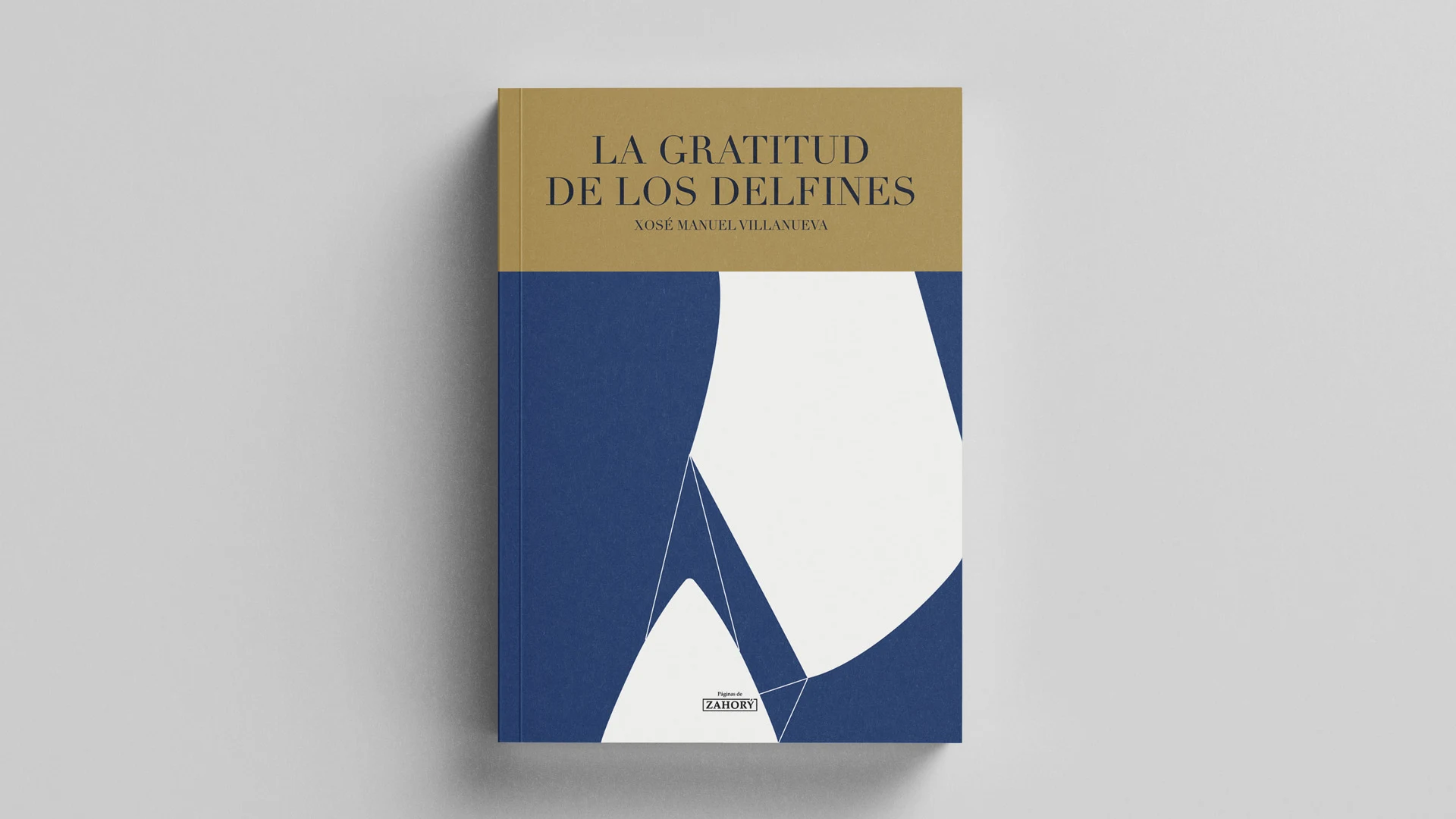 Portada para la novela La Gratitud De Los Delfines de Xosé Manuel Villanueva