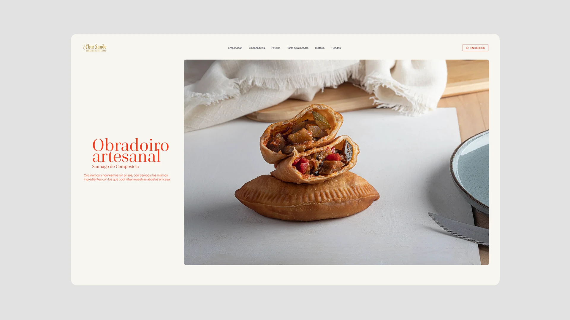 Diseño web en Santiago de Compostela para Chus Sande
